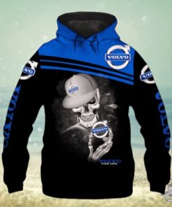 Volvo Skull Cap Clothing Tshirt Sweatshirt Hawaiian Shirt Hoodie 3D Full Printing