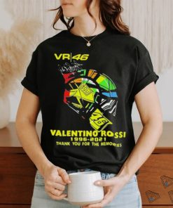 Vr 46 Valentino Rossi 1996 2021 Thank You For The Memories Shirt, hoodie, sweater, long sleeve and tank top Vr 46 Valentino Rossi 1996 2021 Thank You For The Memories Shirt