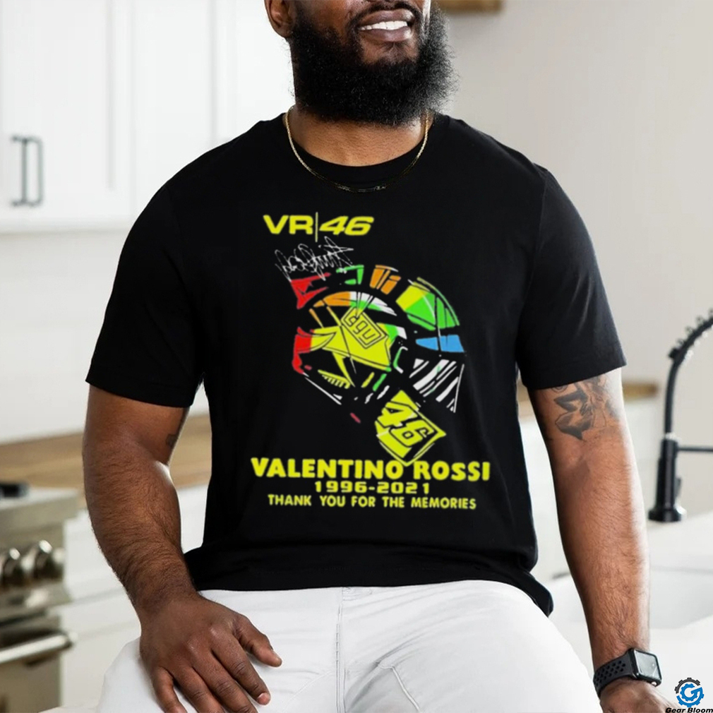Vr 46 Valentino Rossi 1996 2021 Thank You For The Memories Shirt Vr 46 Valentino Rossi 1996 2021 Thank You For The Memories Shirt