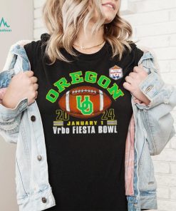 Vrbo fiesta bowl january 1 2024 Oregon Ducks football logo shirt