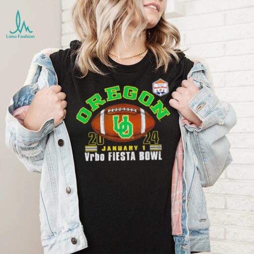 Vrbo fiesta bowl january 1 2024 Oregon Ducks football logo shirt