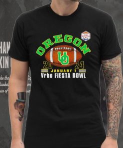 Vrbo fiesta bowl january 1 2024 Oregon Ducks football logo shirt