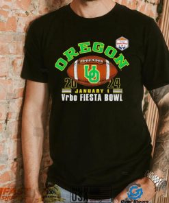 Vrbo fiesta bowl january 1 2024 Oregon Ducks football logo shirt