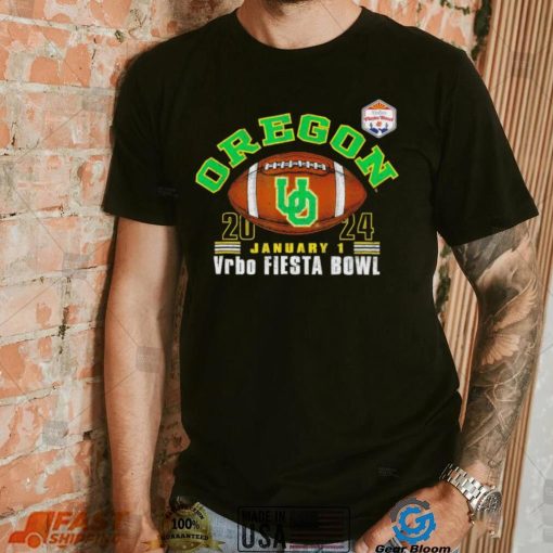 Vrbo fiesta bowl january 1 2024 Oregon Ducks football logo shirt