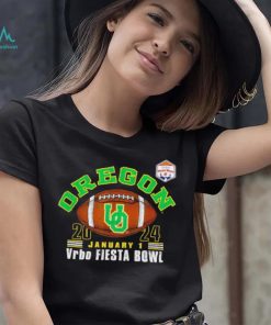 Vrbo fiesta bowl january 1 2024 Oregon Ducks football logo shirt