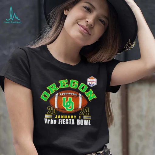 Vrbo fiesta bowl january 1 2024 Oregon Ducks football logo shirt