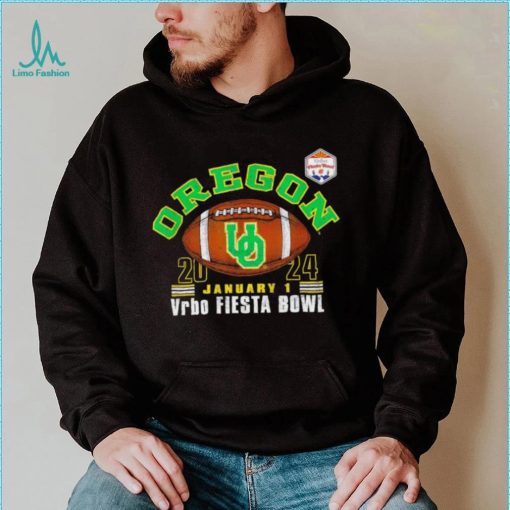 Vrbo fiesta bowl january 1 2024 Oregon Ducks football logo shirt