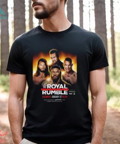 WWE Royal Rumble Fatal 4 Way Match For The Undisputed WWE Universal Championship Roman Reigns Vs Randy Orton Vs AJ Styles Vs LA Knight Unisex T Shirt