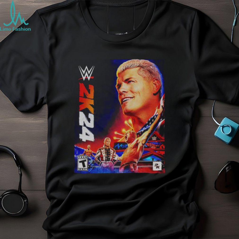 WWE2K24 Deluxe Edition Crowd Is Here Cody Rhodes T Shirt WWE2K24 Deluxe Edition Crowd Is Here Cody Rhodes T Shirt