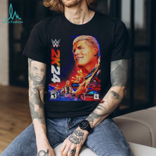 WWE2K24 Deluxe Edition Crowd Is Here Cody Rhodes T Shirt