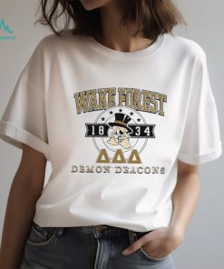 Wake Forest University Demon Deacons delta delta delta shirt