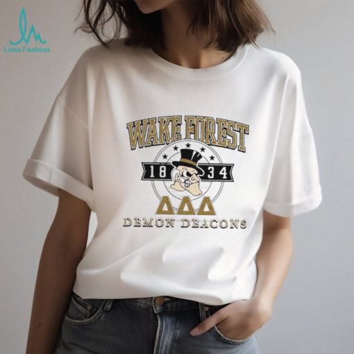 Wake Forest University Demon Deacons delta delta delta shirt