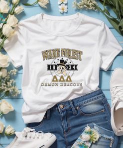 Wake Forest University Demon Deacons delta delta delta shirt