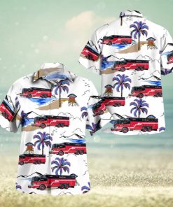 Wall Township, New Jersey, Wall Township Fire District No.3 Hawaiian Shirt Cute Summer Gift For Men And Women