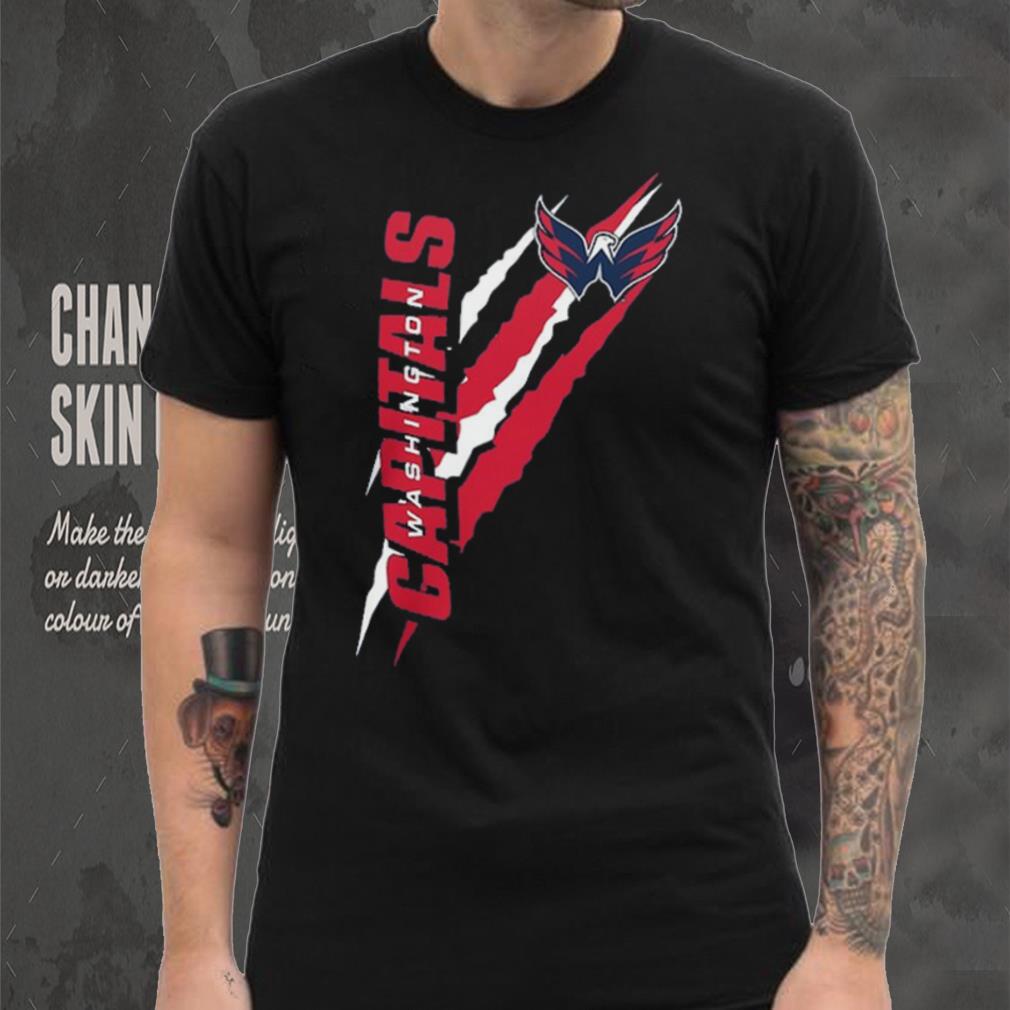 Washington Capitals Starter Color Scratch T Shirt Washington Capitals Starter Color Scratch T Shirt