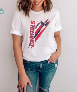 Washington Capitals Starter White Color Scratch T Shirt