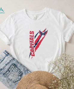 Washington Capitals Starter White Color Scratch T Shirt