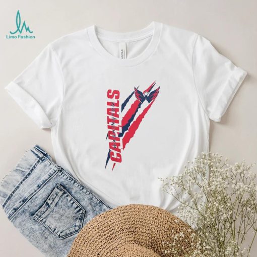 Washington Capitals Starter White Color Scratch T Shirt