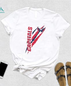 Washington Capitals Starter White Color Scratch T Shirt