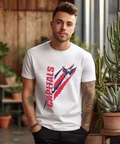 Washington Capitals Starter White Color Scratch T Shirt