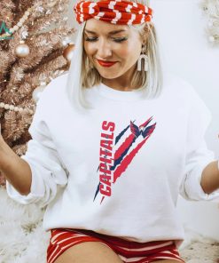 Washington Capitals Starter White Color Scratch T Shirt