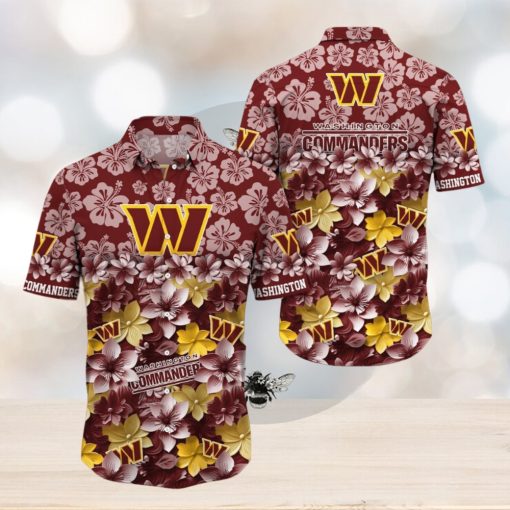 Washington Commanders Hawaii Shirt Trending Summer For NFL Fans