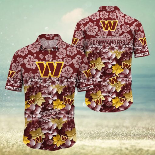 Washington Commanders Hawaii Shirt Trending Summer For NFL Fans