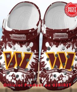 Washington Commanders NFL New For This Season Trending Crocs Clogs Shoes