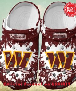 Washington Commanders NFL New For This Season Trending Crocs Clogs Shoes