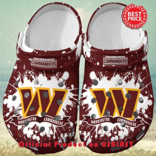 Washington Commanders NFL New For This Season Trending Crocs Clogs Shoes