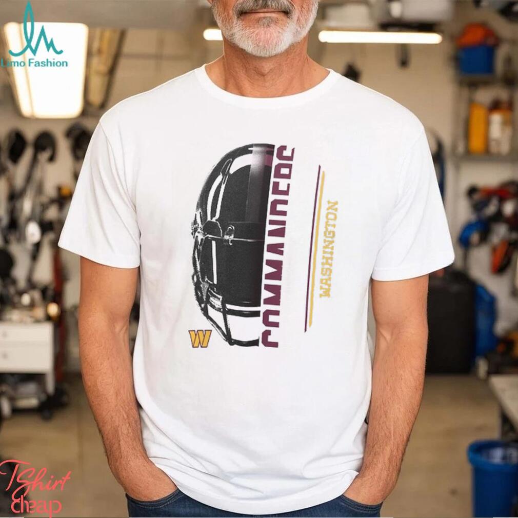 Washington Commanders Starter Half Helmet Logo T Shirt Washington Commanders Starter Half Helmet Logo T Shirt