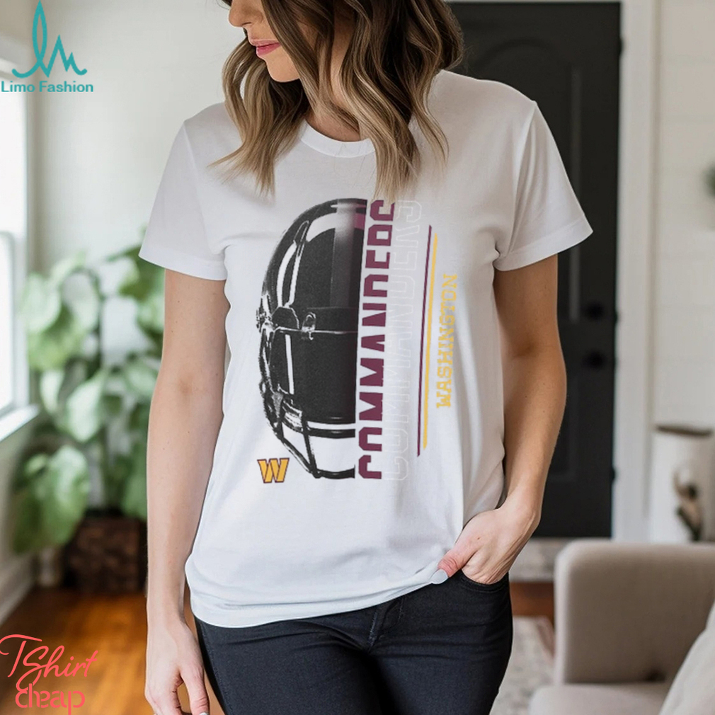 Washington Commanders Starter Half Helmet Logo T Shirt Washington Commanders Starter Half Helmet Logo T Shirt