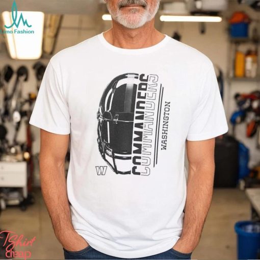 Washington Commanders Starter Half Helmet Logo White T Shirt