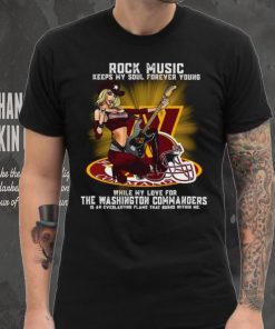 Washington Commanders rock music keep my soul forever young shirt