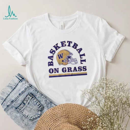 Washington Football Basketball On Grass Shirt