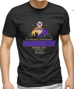 Washington Huskies 2024 CFP National Championship Space City shirt