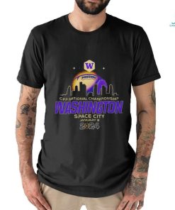 Washington Huskies 2024 CFP National Championship Space City shirt