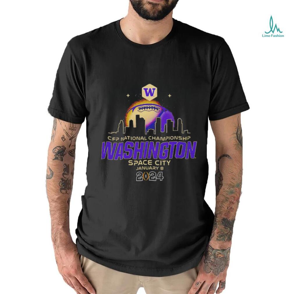 Washington Huskies 2024 CFP National Championship Space City shirt Washington Huskies 2024 CFP National Championship Space City shirt