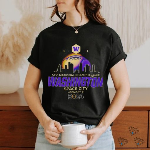 Washington Huskies 2024 CFP National Championship Space City shirt