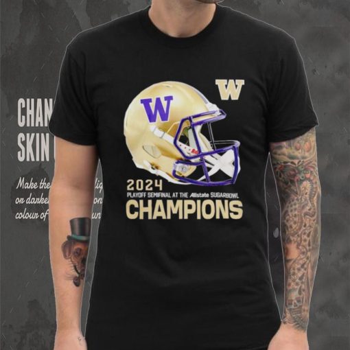 Washington Huskies 2024 Sugar Bowl Champion helmet shirt