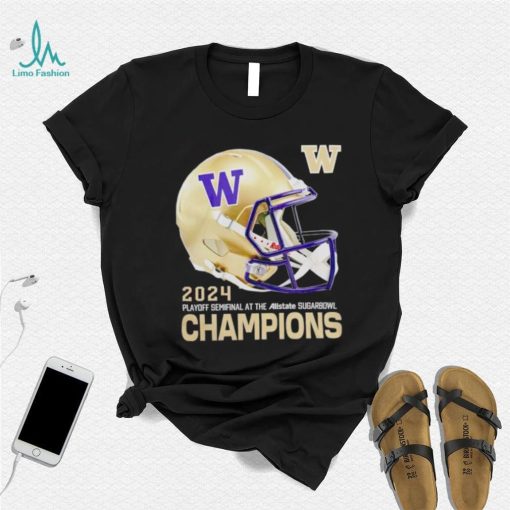 Washington Huskies 2024 Sugar Bowl Champion helmet shirt