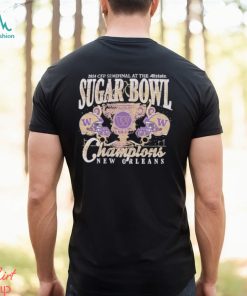 Washington Huskies 2024 Sugar Bowl Champions Purple Trophy T Shirt
