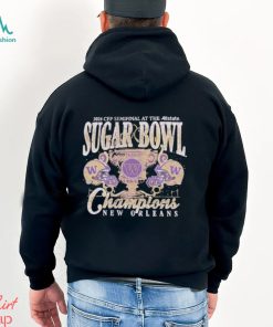 Washington Huskies 2024 Sugar Bowl Champions Purple Trophy T Shirt