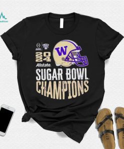 Washington Huskies 2024 Sugar Bowl Champions helmet shirt