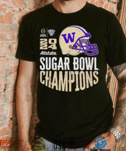 Washington Huskies 2024 Sugar Bowl Champions helmet shirt