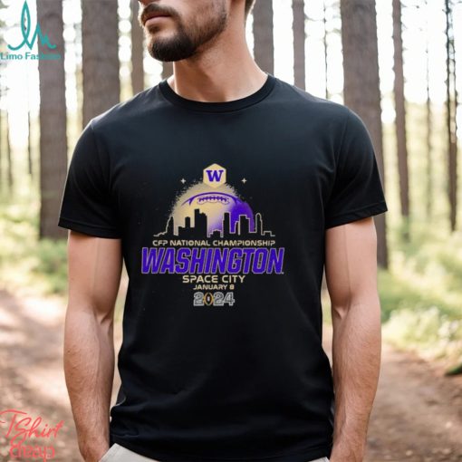 Washington Huskies CFP National Championship Space City 2024 Shirt