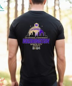 Washington Huskies CFP National Championship Space City 2024 Shirt