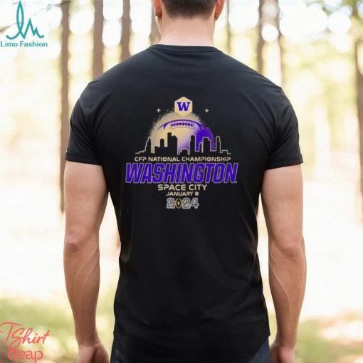 Washington Huskies CFP National Championship Space City 2024 Shirt