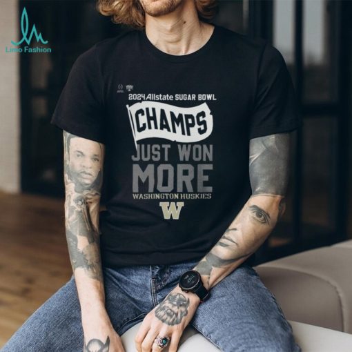 Washington Huskies College Football Playoff 2024 Sugar Bowl Champions Locker Room Shirt