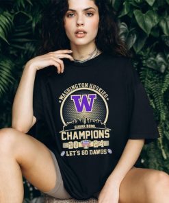 Washington Huskies Football 2024 Sugar Bowl Champions Skyline Let’s Go Dawgs Shirt